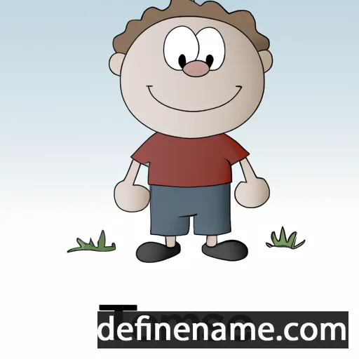 cartoon of the name Thomase