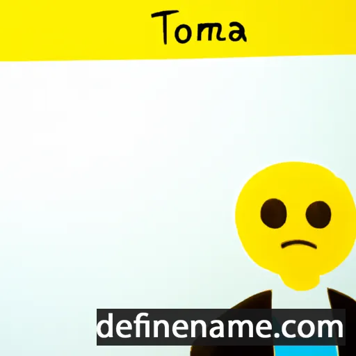 cartoon of the name Thomasena