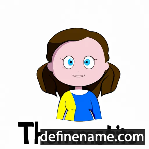 cartoon of the name Thomassine