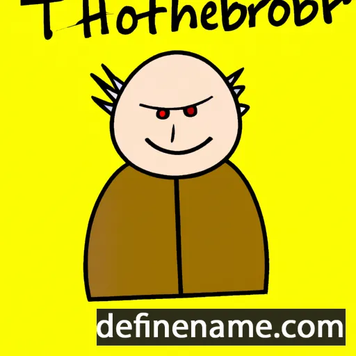 cartoon of the name Thorbern