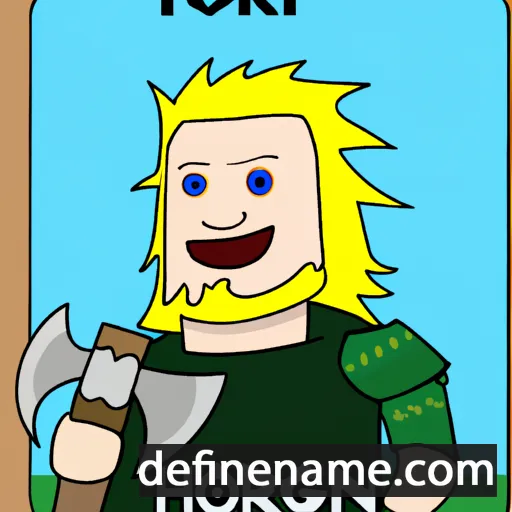 cartoon of the name Thorgal