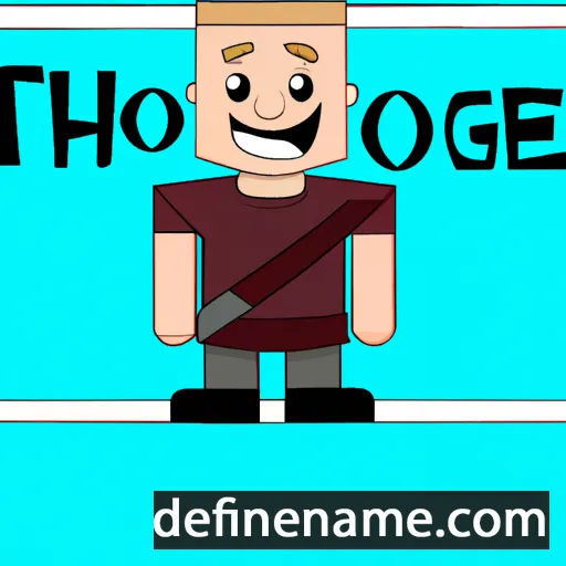 cartoon of the name Thorge