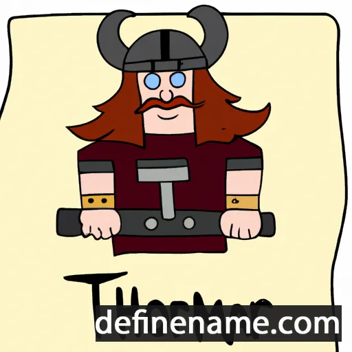 cartoon of the name Thormar