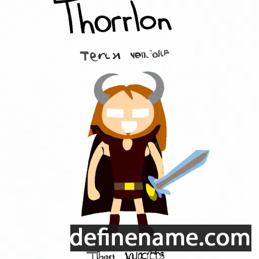 cartoon of the name Thorryn