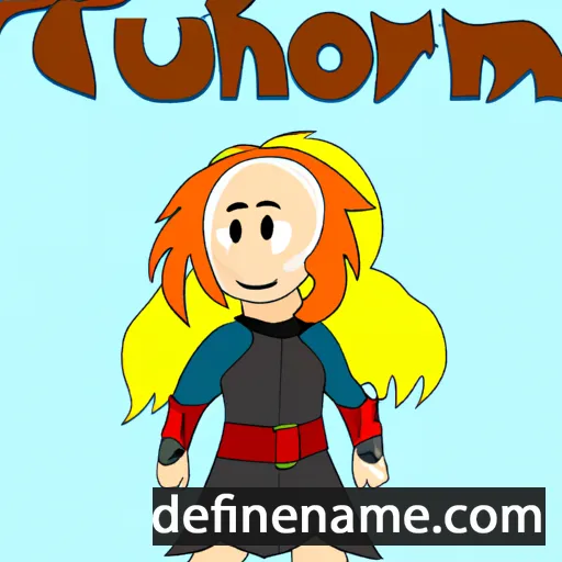 Thorunn cartoon