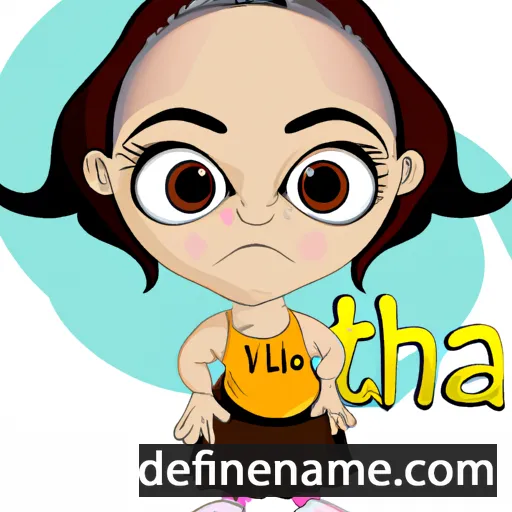 cartoon of the name Thulia