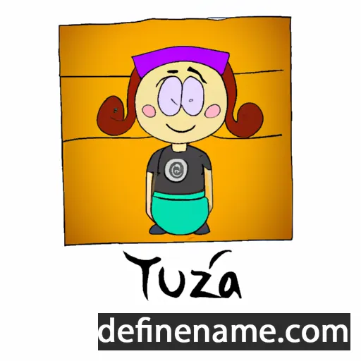 cartoon of the name Thurza