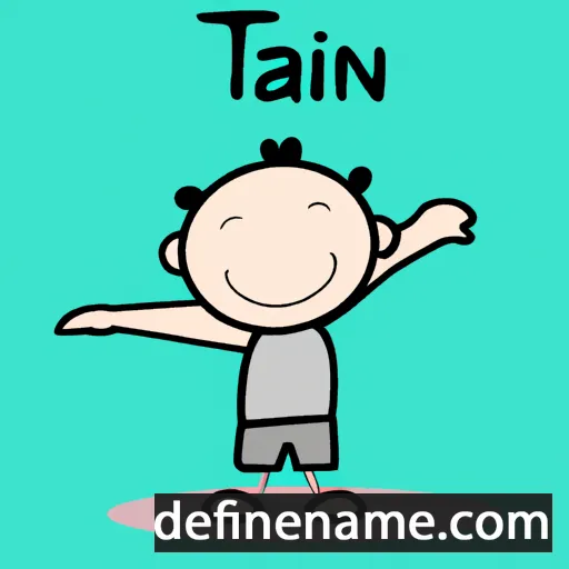 cartoon of the name Tian