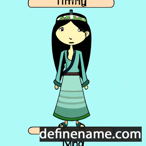 cartoon of the name Tianying