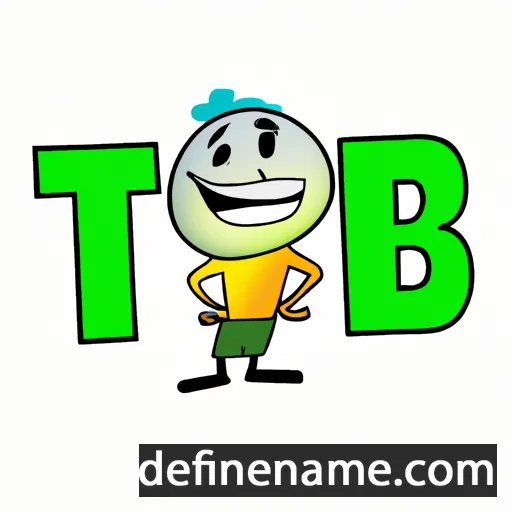 cartoon of the name Tib