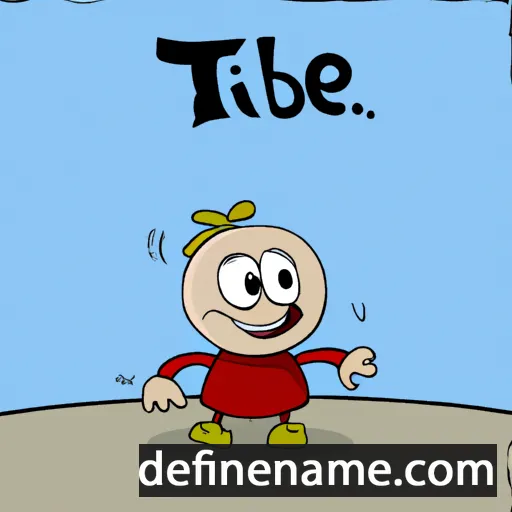 cartoon of the name Tibbe