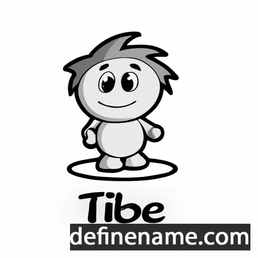 cartoon of the name Tibbie