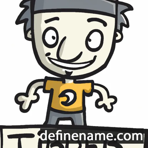 cartoon of the name Tiberije