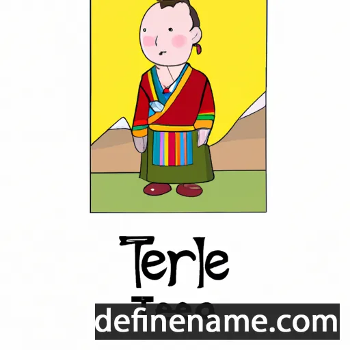 cartoon of the name Tibet