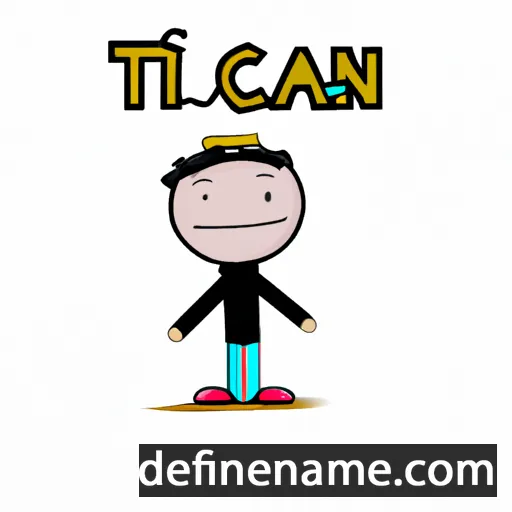 Ticián cartoon