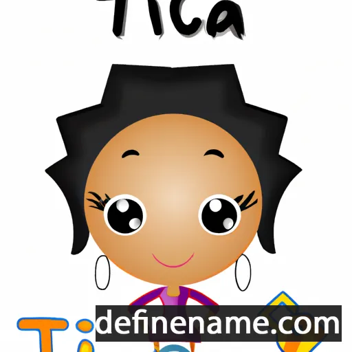 Ticia cartoon