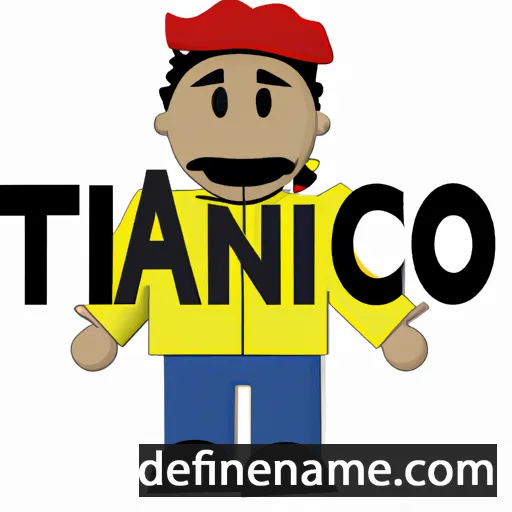 cartoon of the name Ticiano