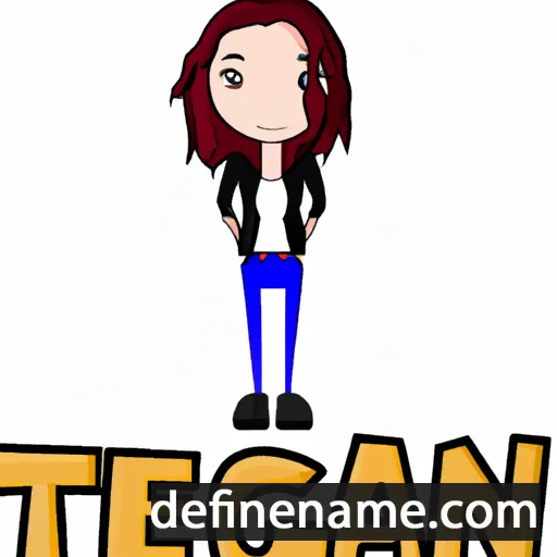 Tiegan cartoon