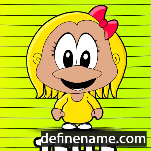 cartoon of the name Tiele