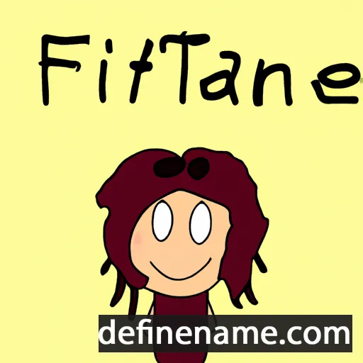 cartoon of the name Tifane