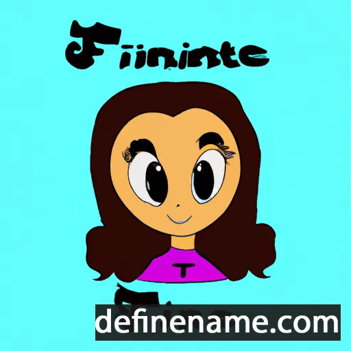 cartoon of the name Tiffanee