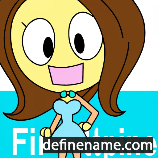 cartoon of the name Tiffanie