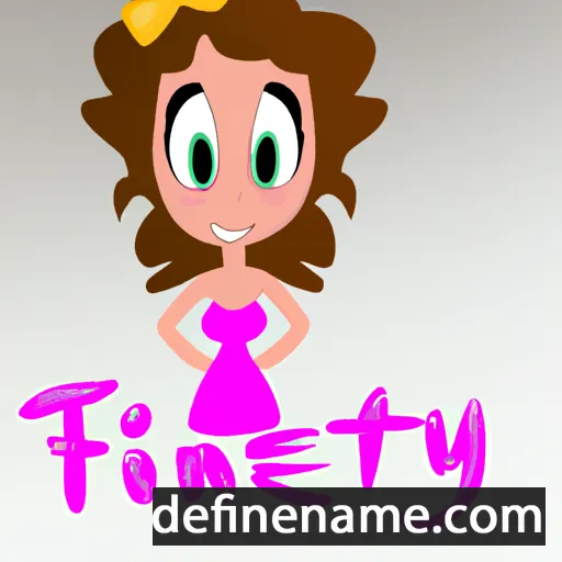 cartoon of the name Tiffiney