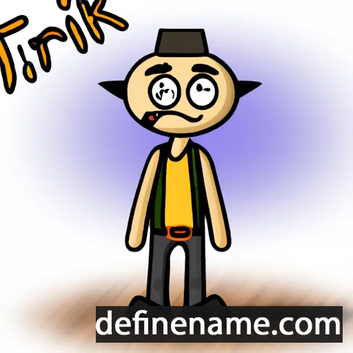 cartoon of the name Tîtarik