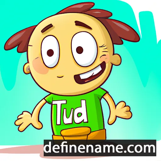 cartoon of the name Tiidu