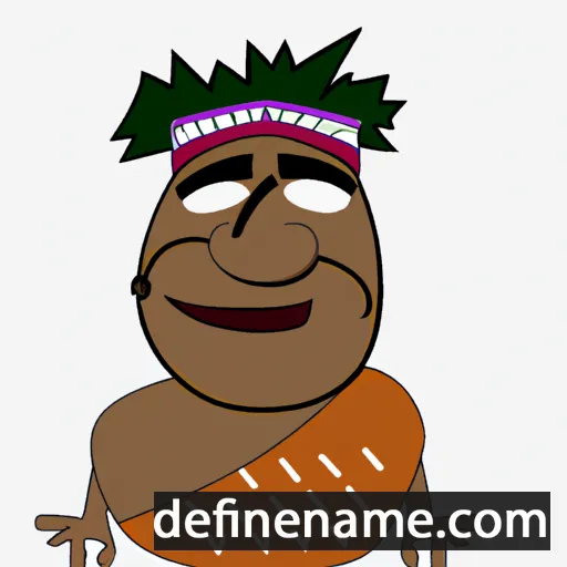 cartoon of the name Tijani