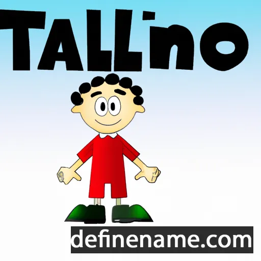 cartoon of the name Tilano