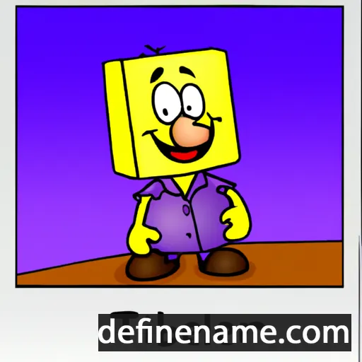 cartoon of the name Tilbert