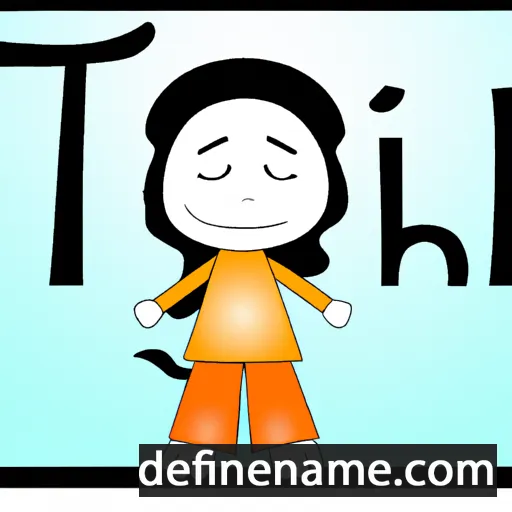 Tilhi cartoon