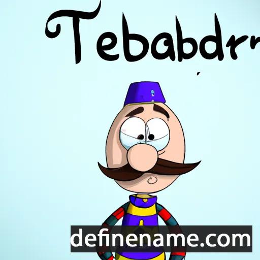 cartoon of the name Tillaberdi