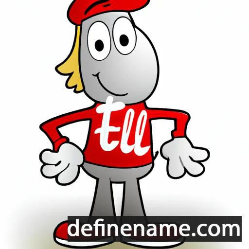 cartoon of the name Tille