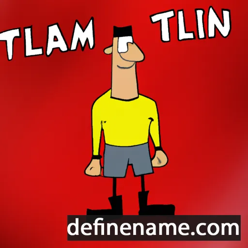 cartoon of the name Tillman