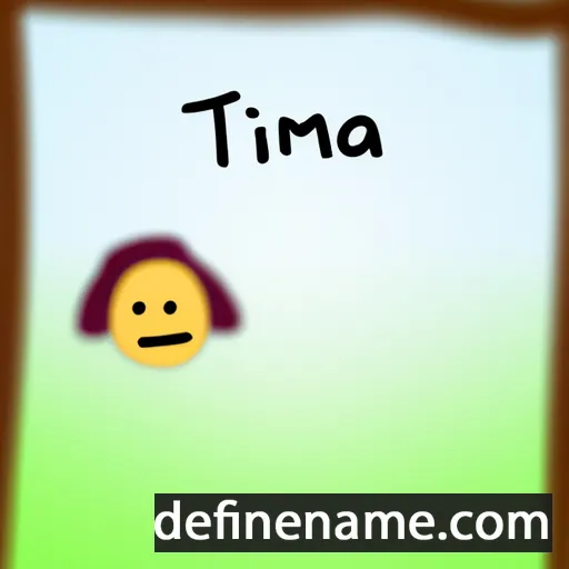 cartoon of the name Tilma