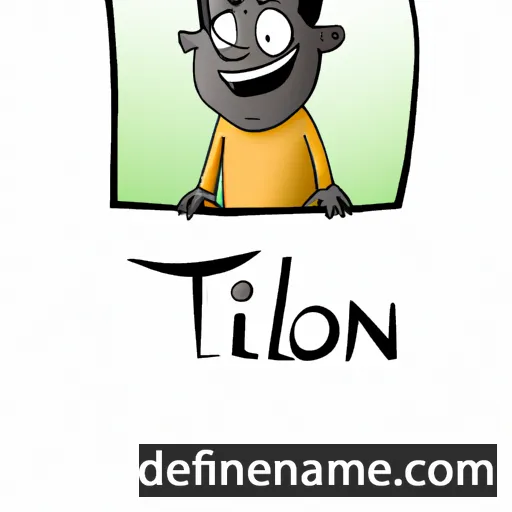 cartoon of the name Tilon