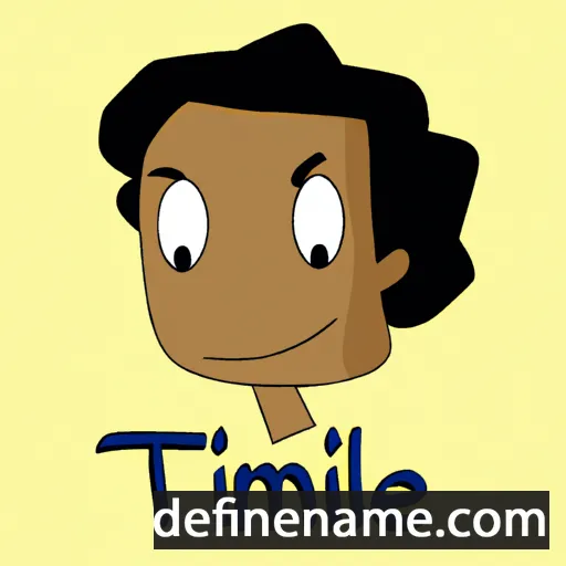 cartoon of the name Timaël