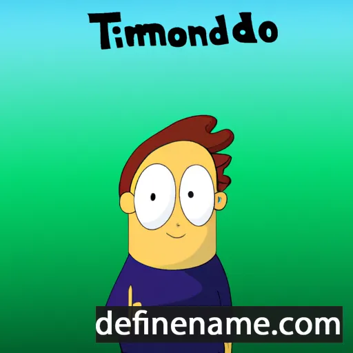 cartoon of the name Timandro