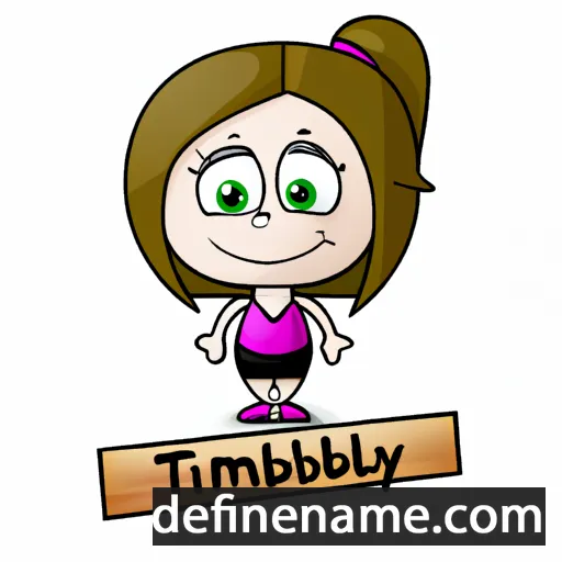 cartoon of the name Timberley