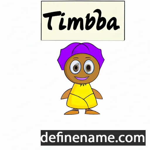 cartoon of the name Timbra