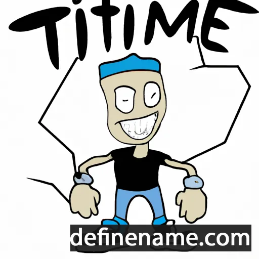 cartoon of the name Timej