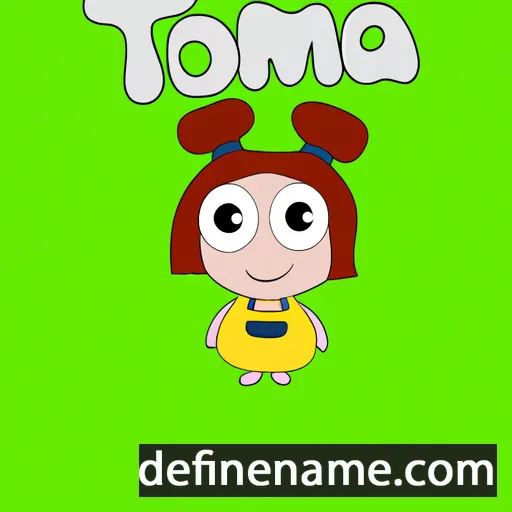 cartoon of the name Timótea