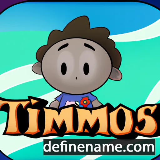 cartoon of the name Timoteos