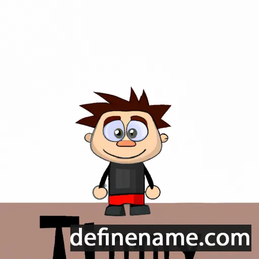 cartoon of the name Timoty