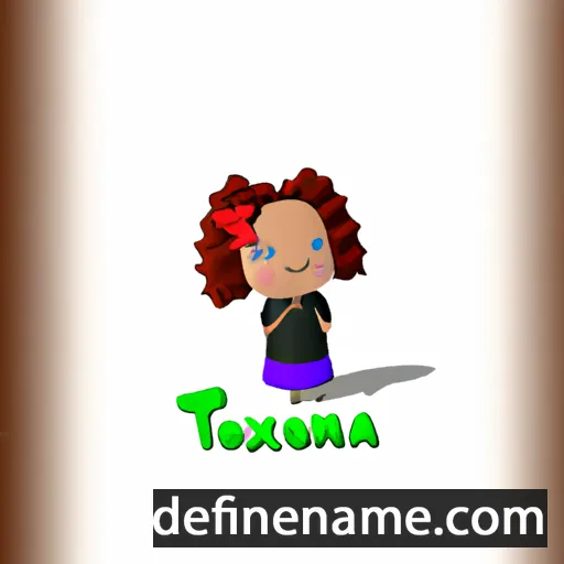 cartoon of the name Timoxena