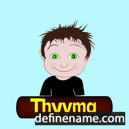 cartoon of the name Timycha