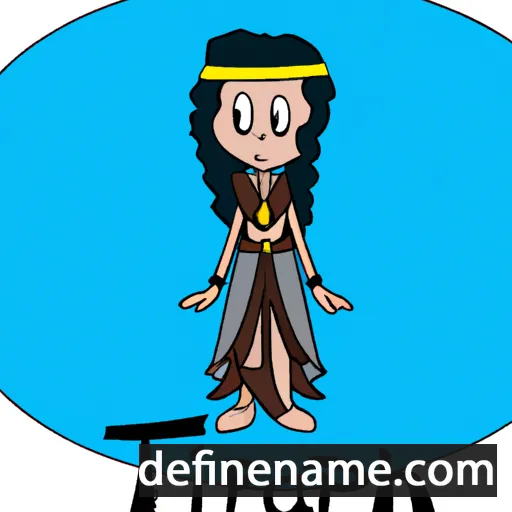 cartoon of the name Tipharah