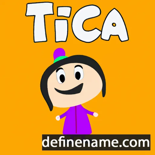 cartoon of the name Tircá